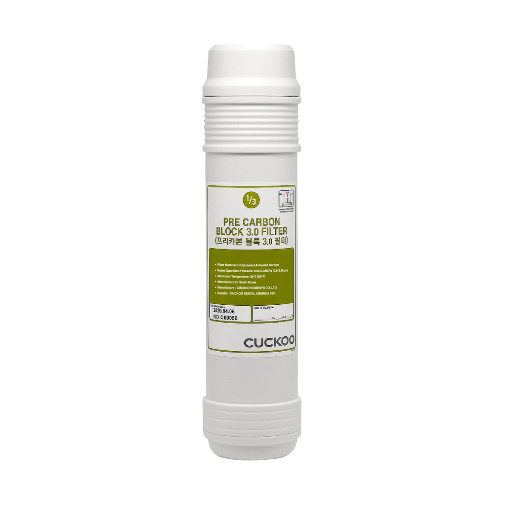 Pre Carbon Block 3.0 Filter (CPF-1103PCS/US)