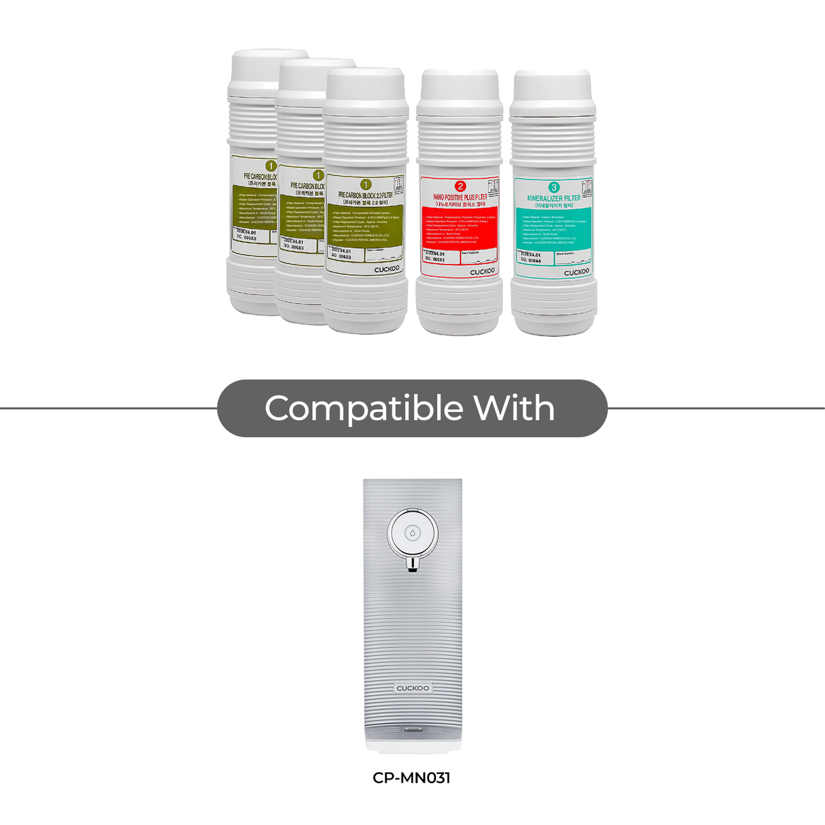 Filter Bundle (1 year supply) : CP-MN031 (CPFS-M12M0803US)