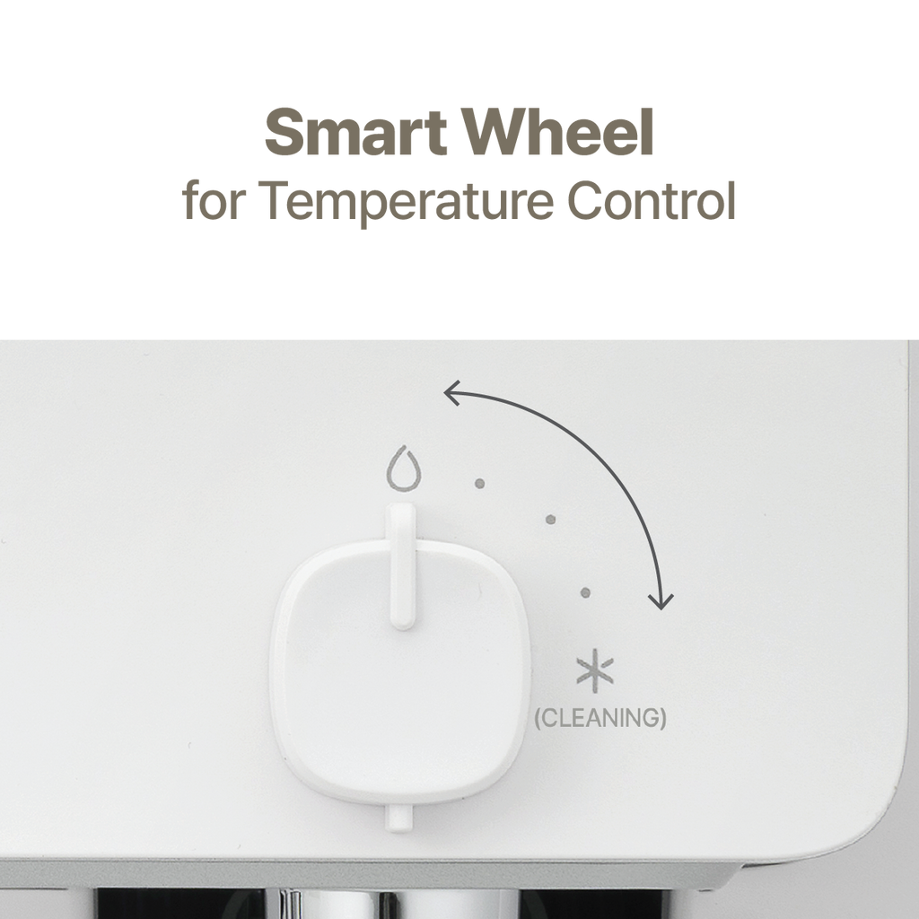 Smart Wheel + One-Touch Cleaning Water Purifier